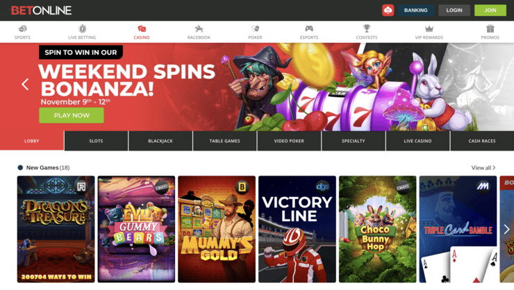 BetOnline MoneyGram Casino