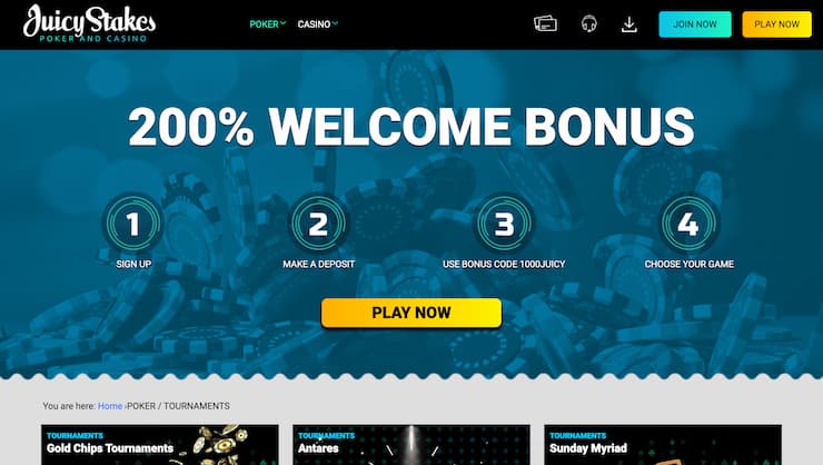 Juicy Stakes Nevada Online Poker Site