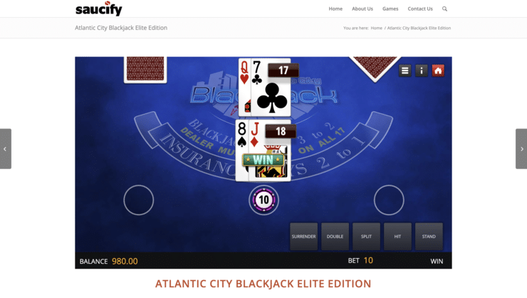 Saucify Blackjack