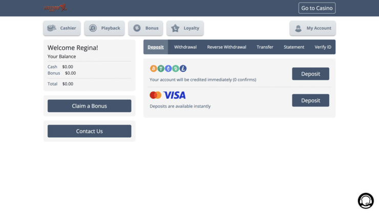 Step 2: Place a Deposit