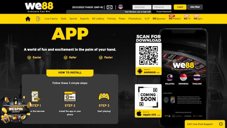 We88 Mobile Apps