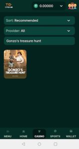 Gonzo's treasure hunt evolution
