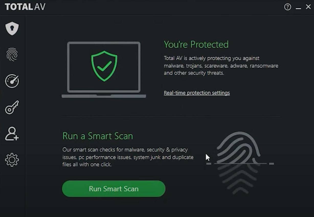 TotalAV antivirus Smart Scan