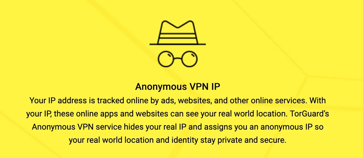 Anonymous browsing on TorGuard VPN.