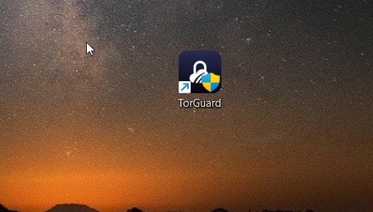 TorGuard desktop icon.