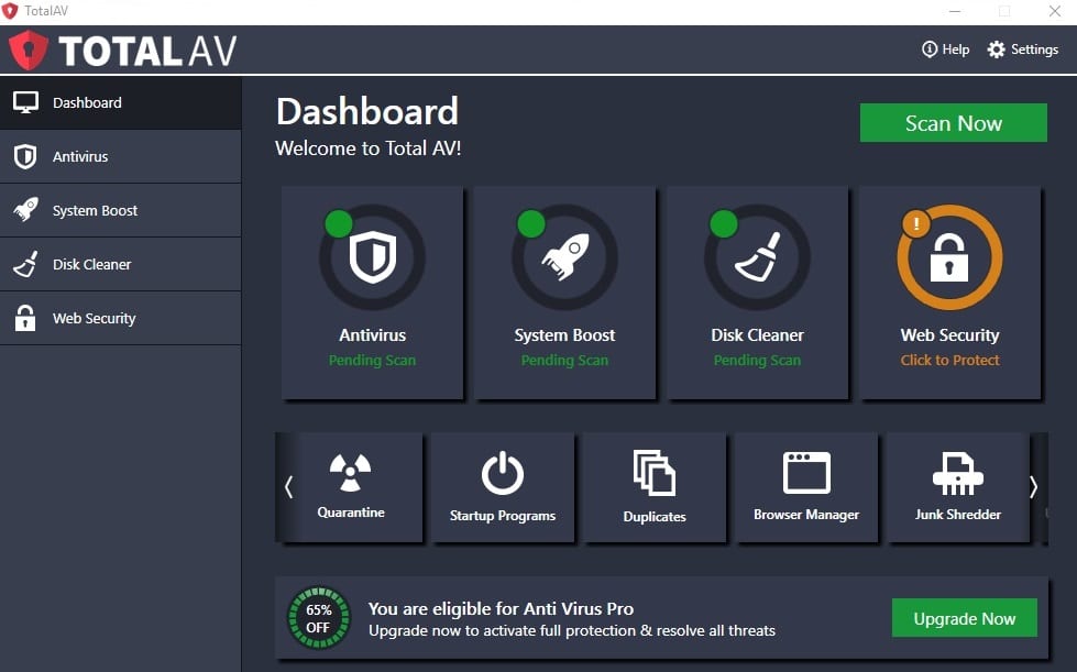 TotalAV Windows Antivirus