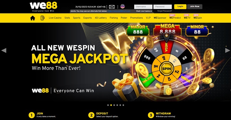 WE88 Malaysia Online Gambling Site