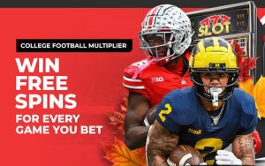 College Football Multiplier With BetOnline: Win FREE Spins For Every 'Week 13' Game You Bet On
