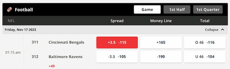 betonline place a bet
