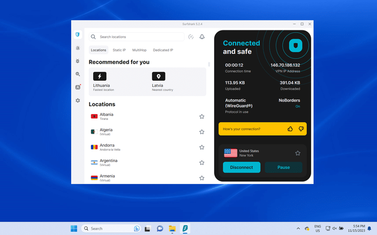 Connect to a server where F1 is available.