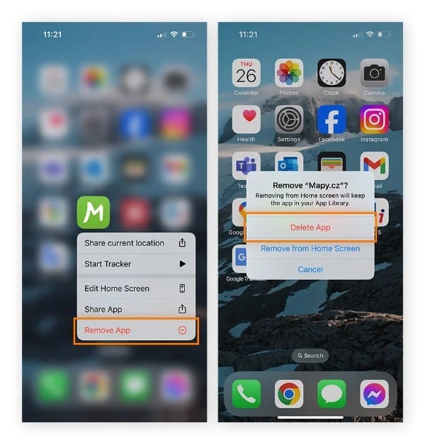 <strong>Delete Unwanted Apps</strong>