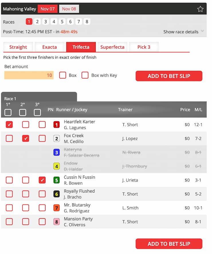 trifecta bet example