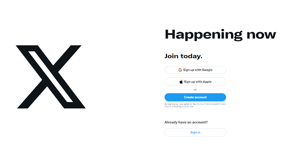 X social media platform