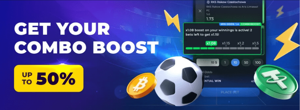 BetFury Combo Boost Bonus