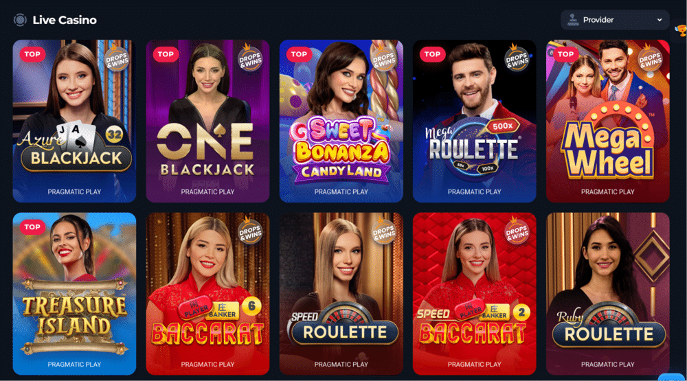 BetFury Live Dealer Games
