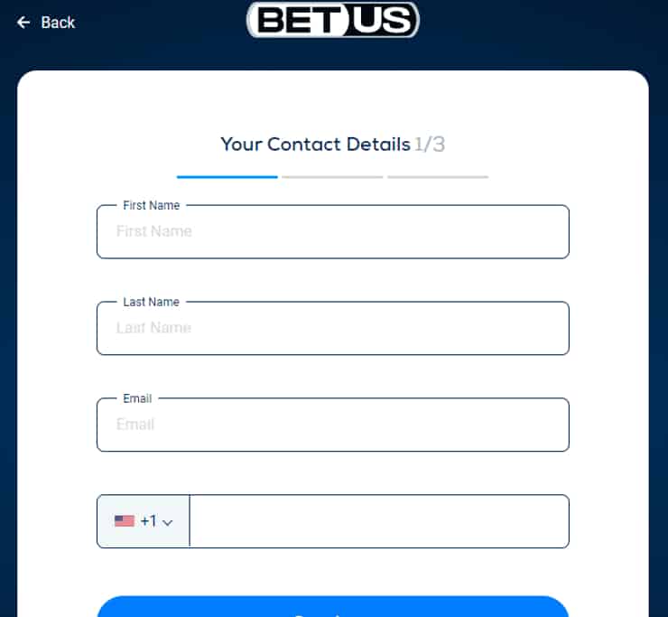 Sign Up for a BetUS Account