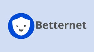 A logo of Betternet VPN