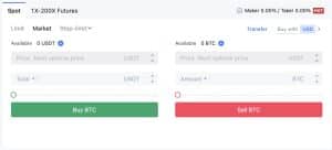 Buy and sell spot trading on MEXC
