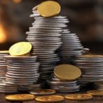 Coins on a Desk