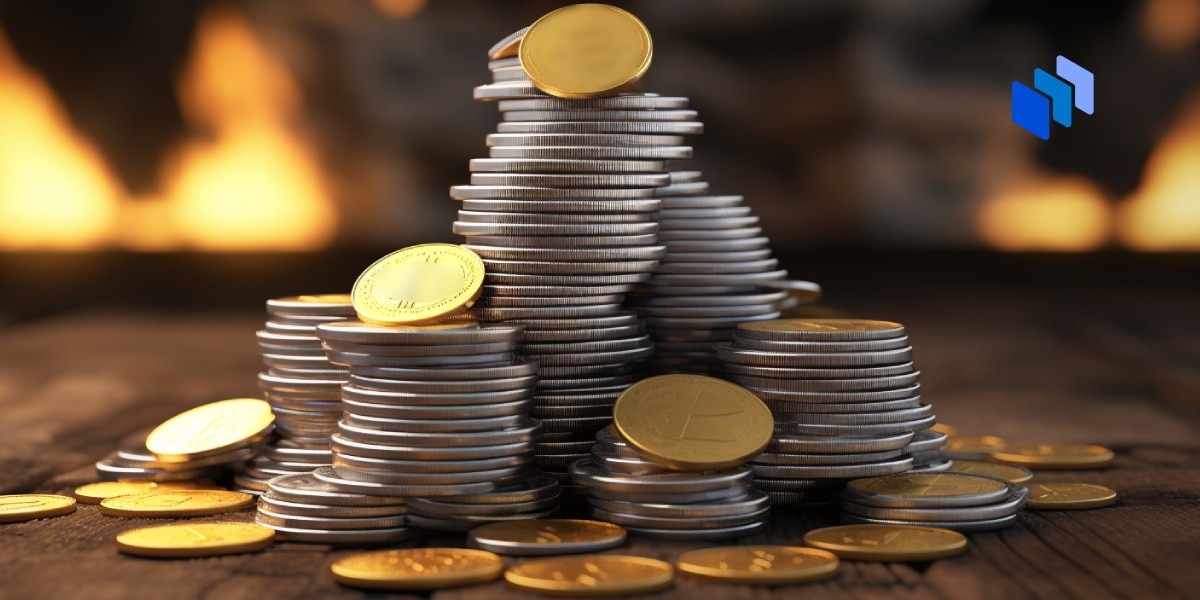 Coins on a Desk