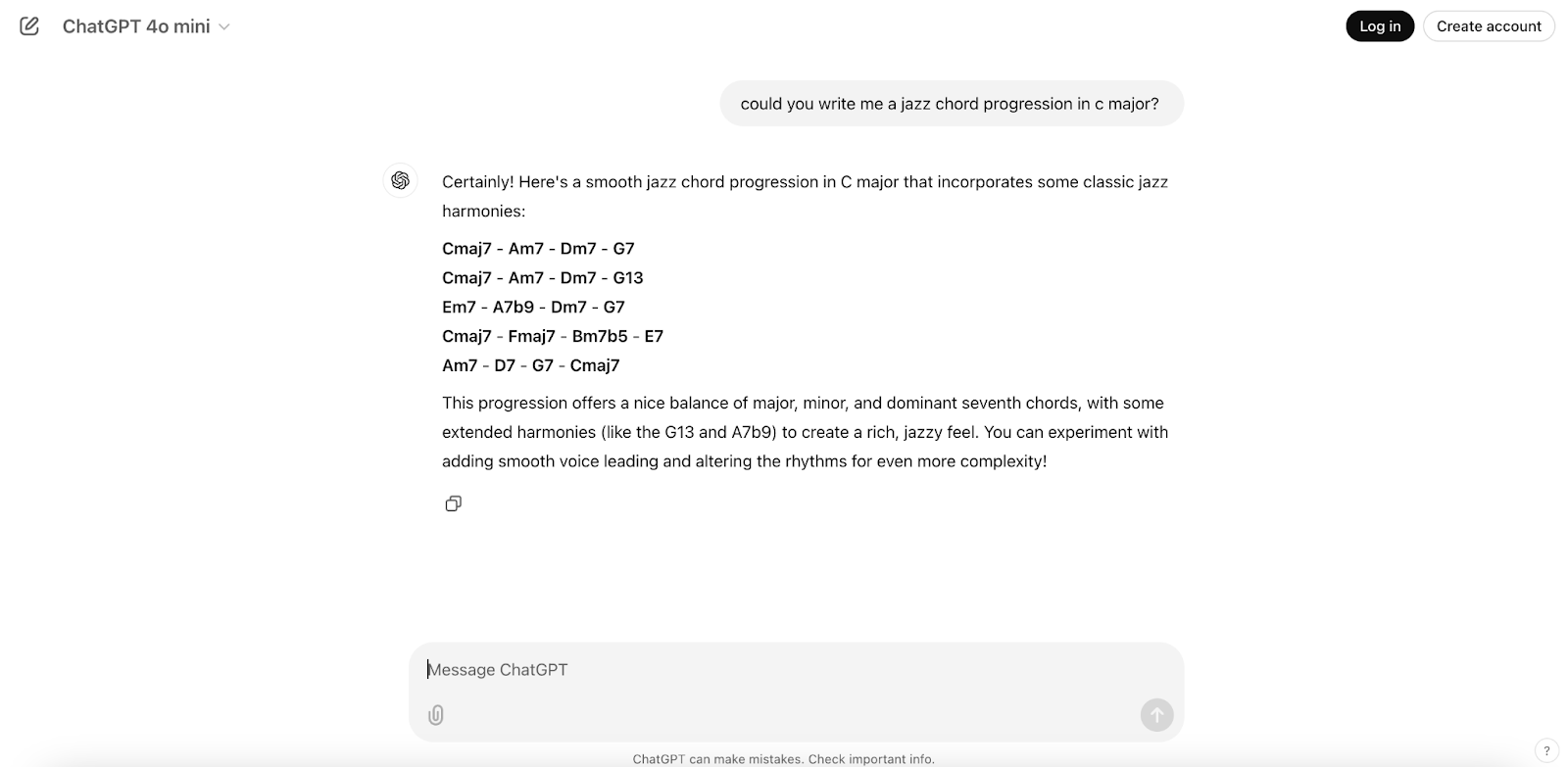 Composing music with ChatGPT
