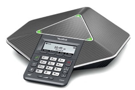An image of a conference phone
