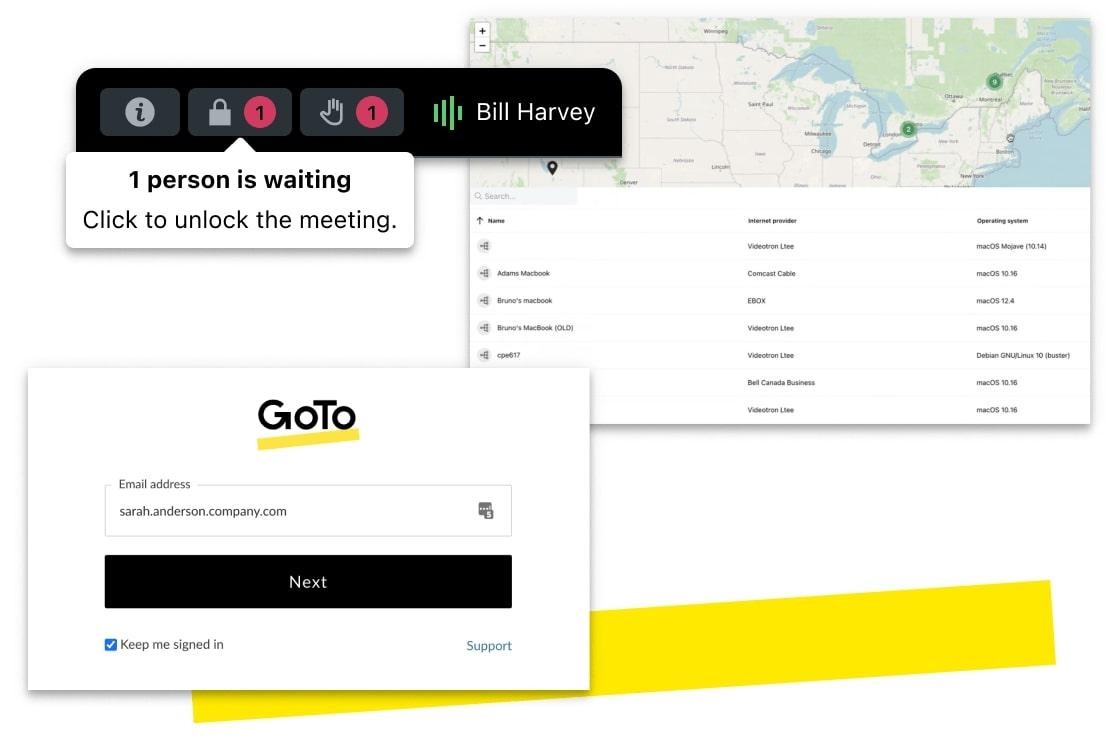 A person waiting on GoToMeeting 
