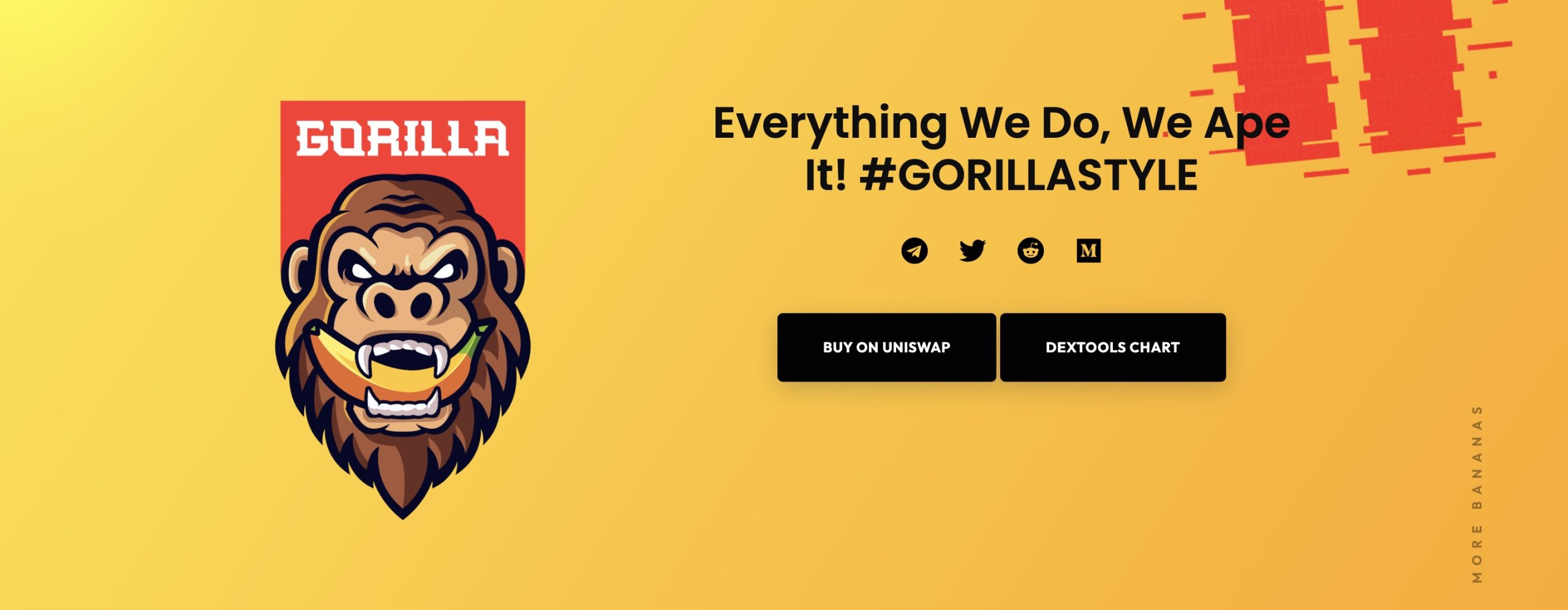 Gorilla Token Homepage
