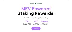 MEV powered staking rewards