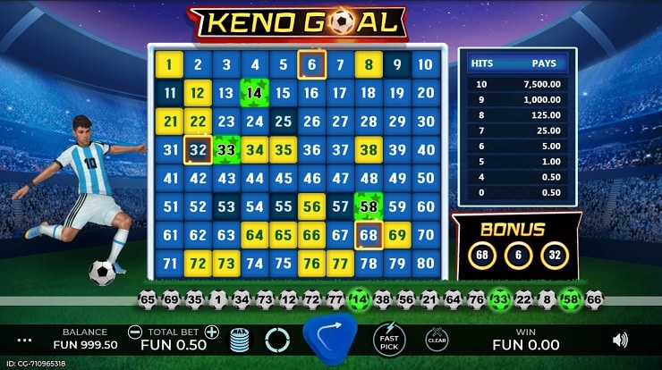 Keno Goal