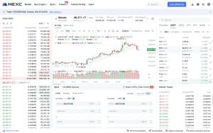 MEXC BTC spot trading exchange