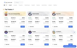 MEXC copy trading top traders