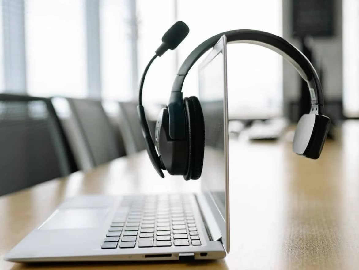 An image of a monaural VoIP headset
