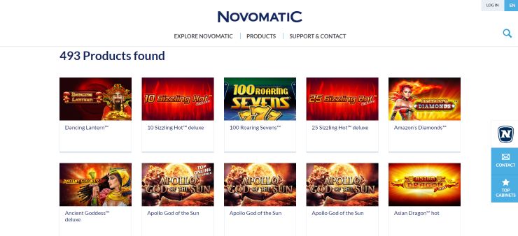Novomatic Games