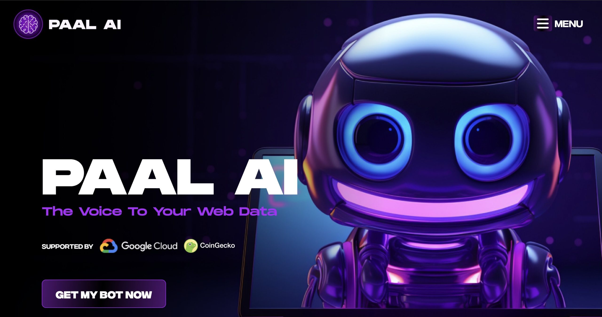 Paal AI 홈페이지