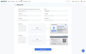 Primary KYC on MEXC