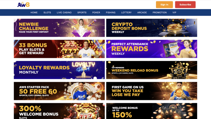 AW8 Malaysia DuitNow Casino