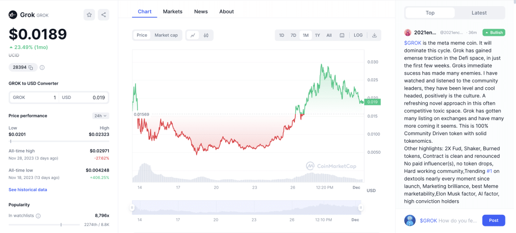 Grok Price Prediction 2024-2030-web3.0-php.cn