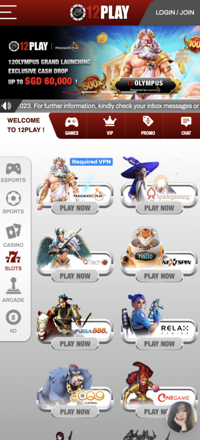 12Play Malaysia Casino App