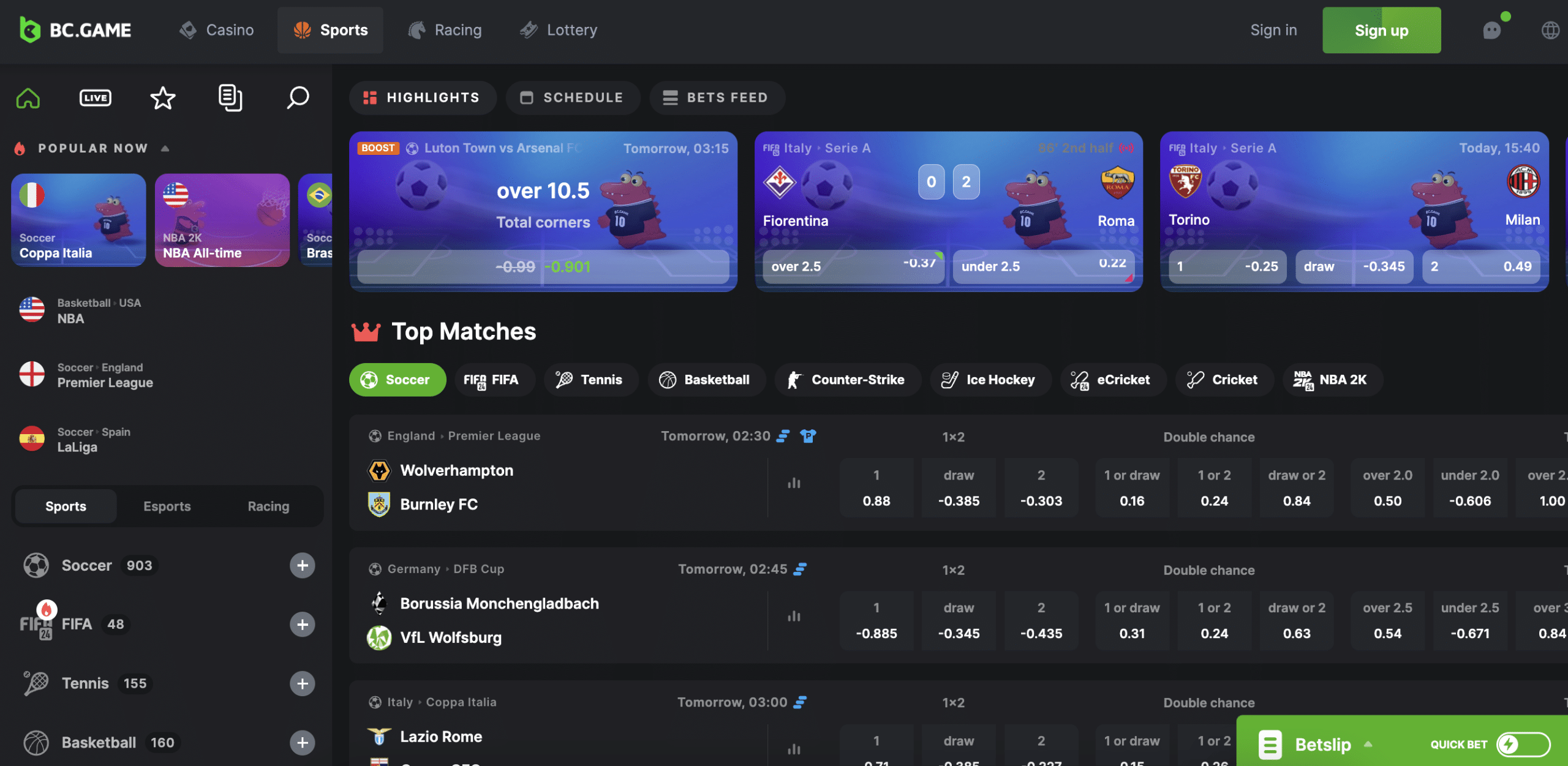 BC.Game sportsbook review