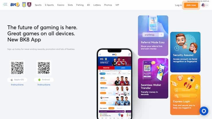 Locate and Download the BK8 Mobile App