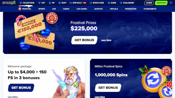 Sportaza Casino Bonuses