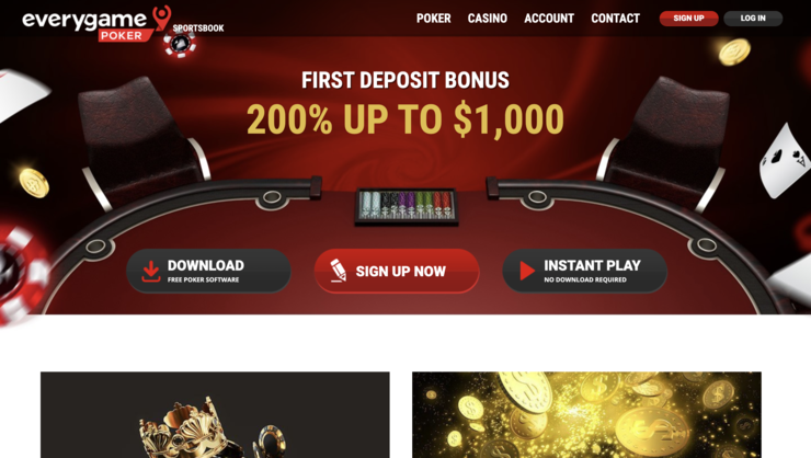Everygame Illinois Online Poker Site