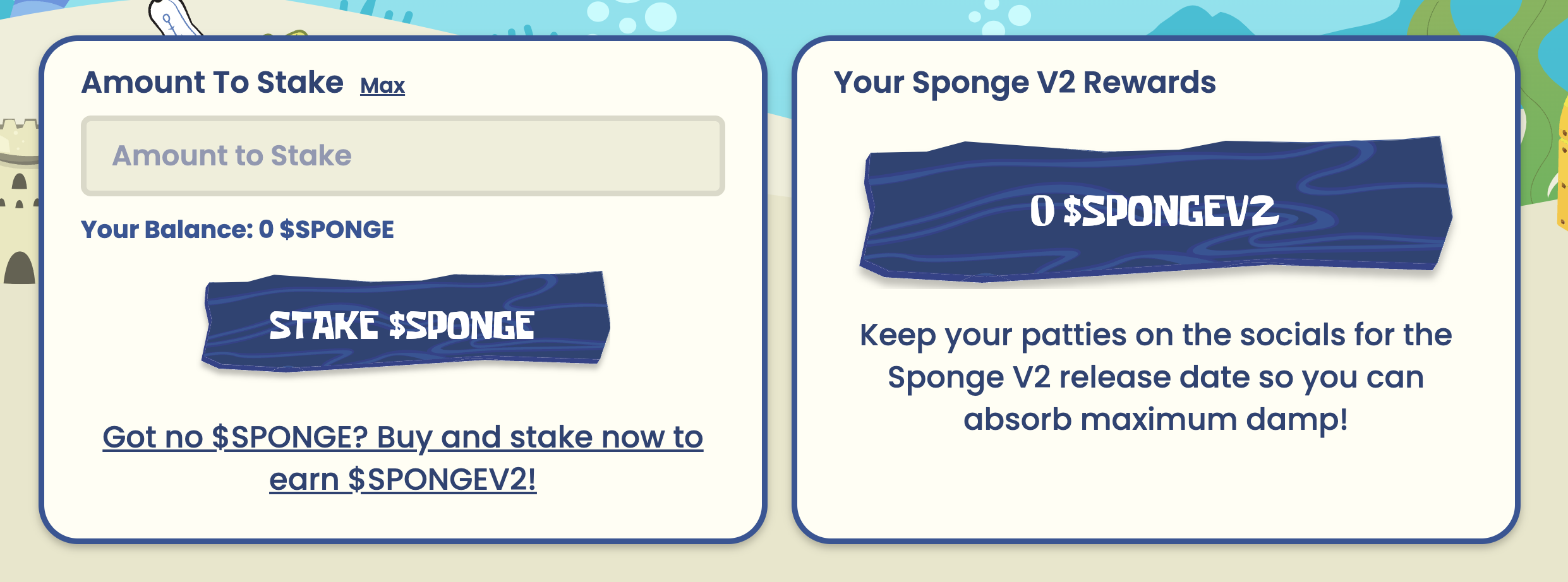 Sponge V2 stake-to-bridge