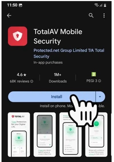 <strong>Install the TotalAV App</strong>