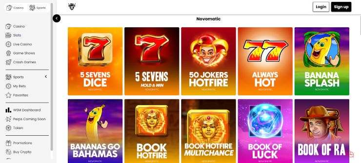 WSM Novomatic Casino