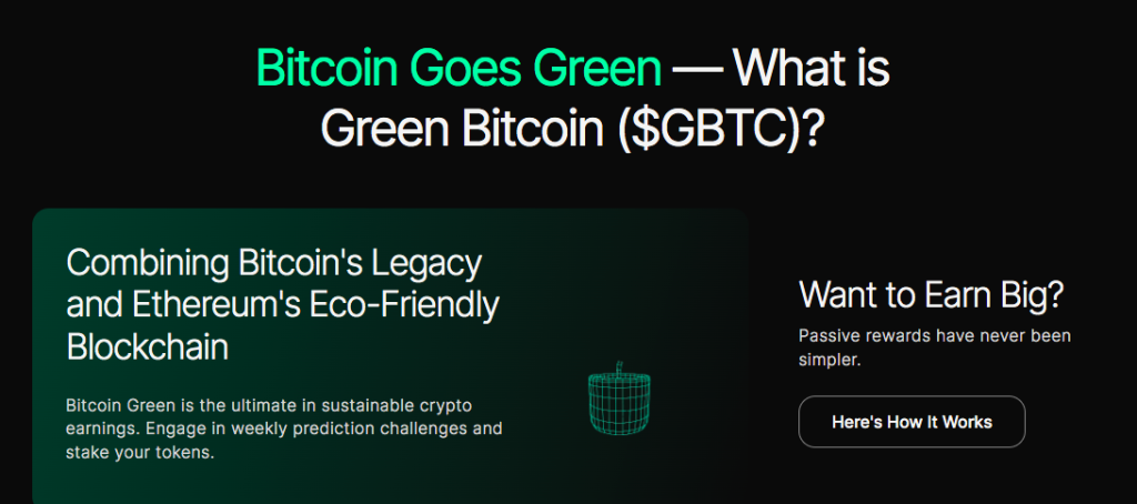 What is Green Bitcoin
