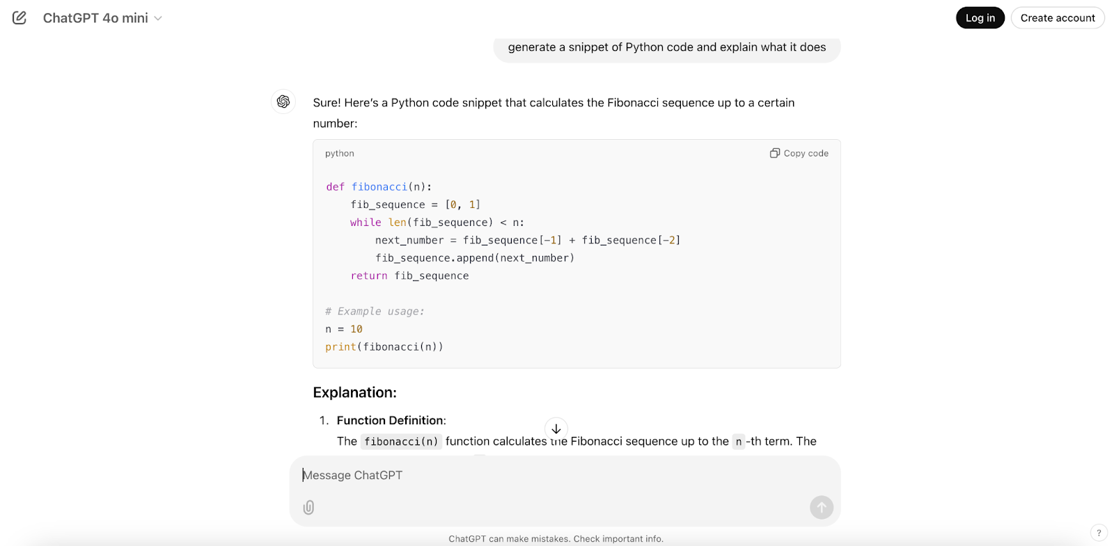 Writing code with ChatGPT