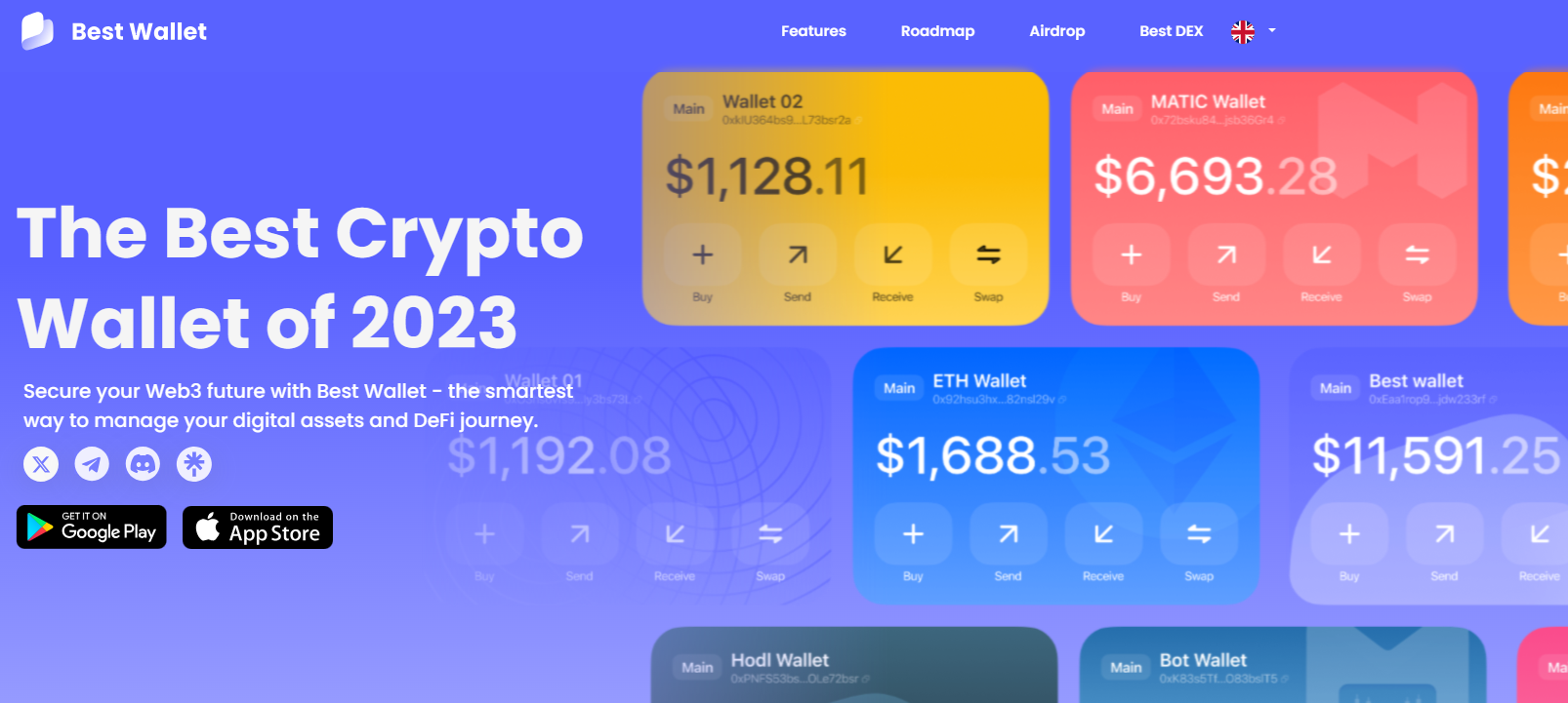 best wallet best crypto app homepage