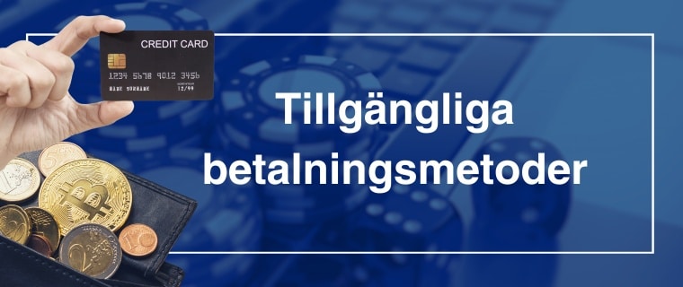 Kort och Bitcoin betalning på MGA casinon